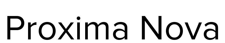 Proxima Nova Yazı tipi ücretsiz indir